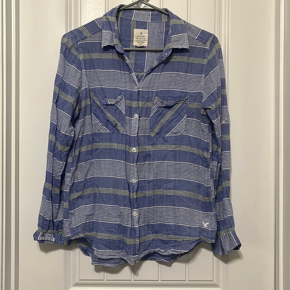 American eagle button up